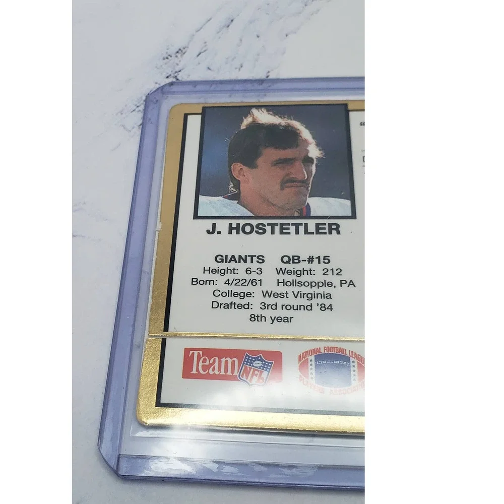 1991 Action Packed NFL Football #183 Jeff Hostetler - NY Giants